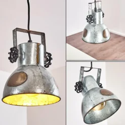 Suspension Hora Rouille, Argenté, 1 lumière