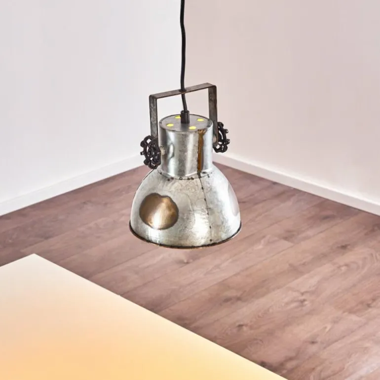 Suspension Hora Rouille, Argenté, 1 lumière