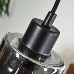 Suspension Hunouri Noir, 5 lumières