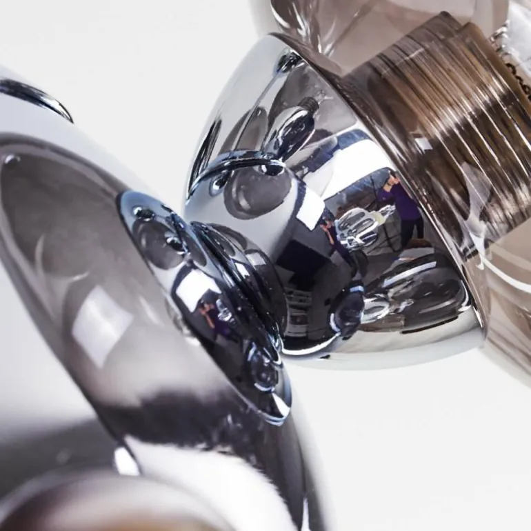 Suspension Hyco Chrome, 12 lumières