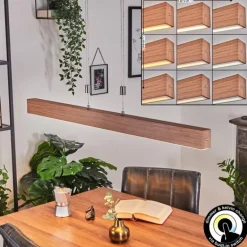 Suspension Hyllinge LED Chrome, Gris, 1 lumière