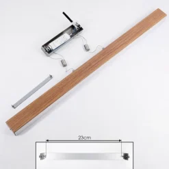 Suspension Hyllinge LED Chrome, Gris, 1 lumière