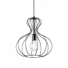 Suspension Ideal Lux AMPOLLA Noir, 1 lumière