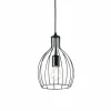 Suspension Ideal Lux AMPOLLA Noir, 1 lumière