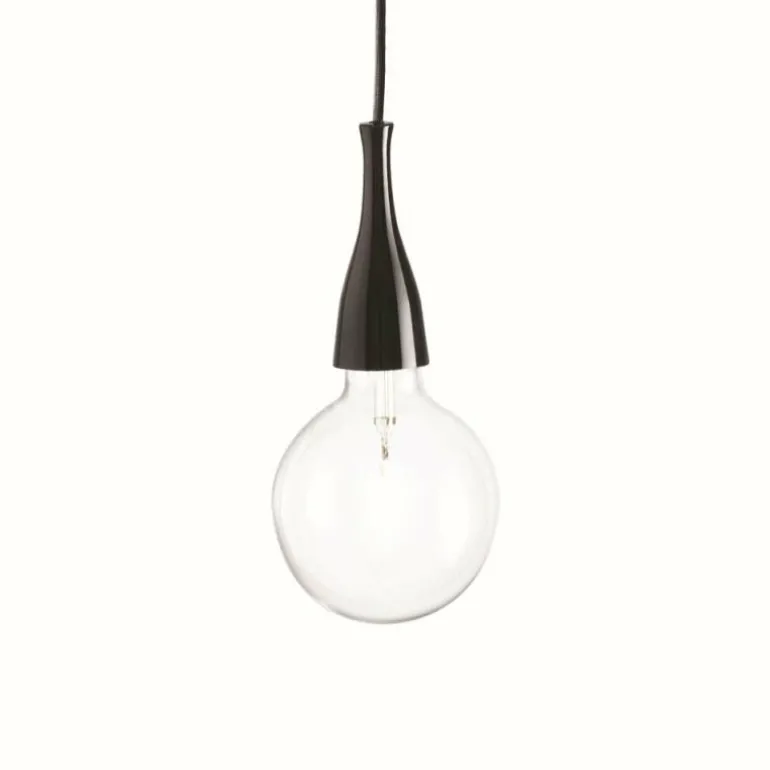 Suspension Ideal Lux MINIMAL Noir, 1 lumière