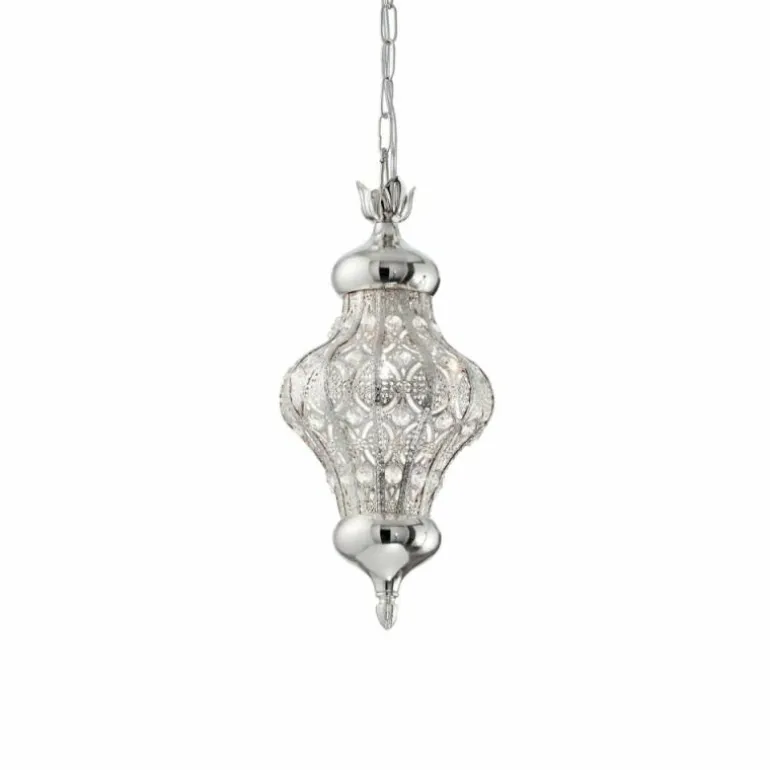 Suspension Ideal Lux NAWA Argenté, 1 lumière