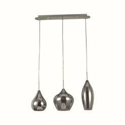 Suspension Ideal Lux SOFT Gris, 3 lumières