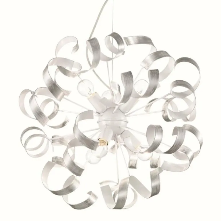 Suspension Ideal Lux VORTEX Blanc, 6 lumières