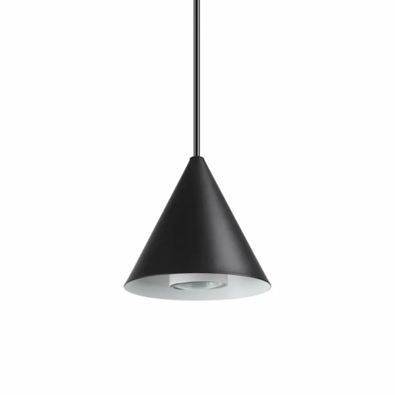 Suspension Ideallux A-LINE Noir, 1 lumière