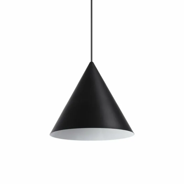 Suspension Ideallux A-LINE Noir, 1 lumière