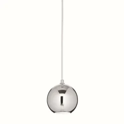 Suspension Ideallux Chrome, 1 lumière