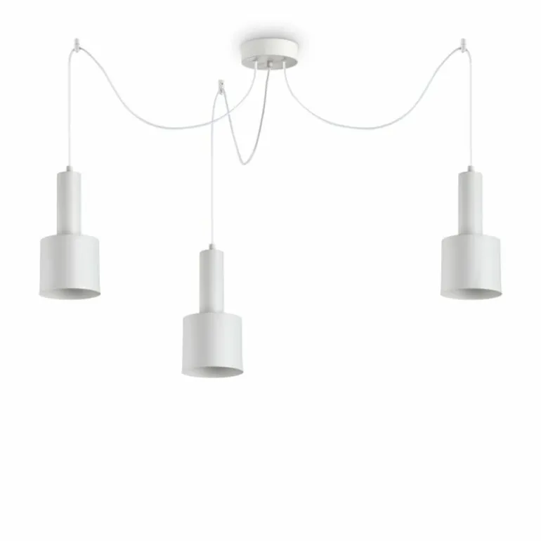 Suspension Ideallux HOLLY Blanc, 3 lumières