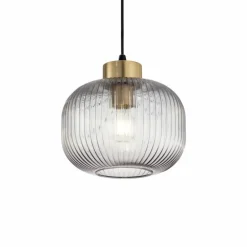 Suspension Ideallux MINT-2 Noir, 1 lumière