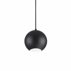 Suspension Ideallux MR Noir, 1 lumière