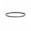 Suspension Ideallux ORACLE LED Noir, 1 lumière