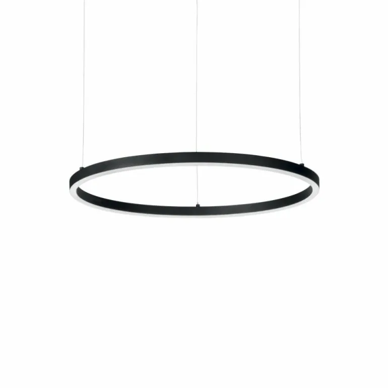 Suspension Ideallux ORACLE LED Noir, 1 lumière