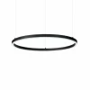 Suspension Ideallux ORACLE LED Noir, 1 lumière