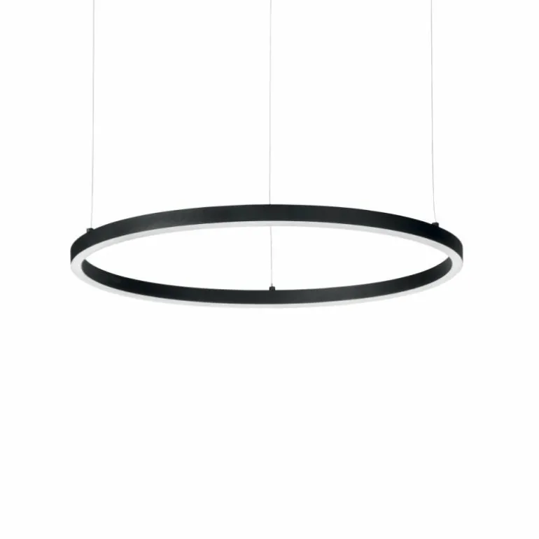 Suspension Ideallux ORACLE LED Noir, 1 lumière
