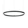 Suspension Ideallux ORACLE LED Noir, 1 lumière