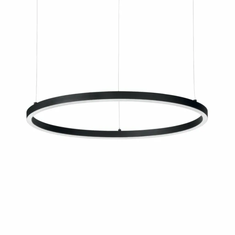 Suspension Ideallux ORACLE LED Noir, 1 lumière