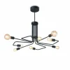 Suspension Ideallux TRIUMPH Noir, 8 lumières
