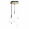 Suspension Ideallux UMILE LED Laiton, Noir, 1 lumière