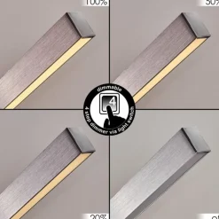 Suspension Ifo LED Aluminium brossé, 3 lumières