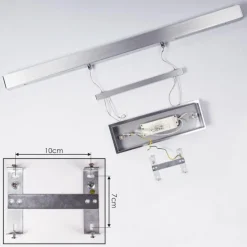 Suspension Ifo LED Aluminium brossé, 3 lumières