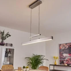 Suspension Ifo LED Aluminium brossé, 3 lumières