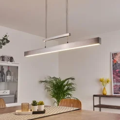 Suspension Ifo LED Aluminium brossé, 3 lumières