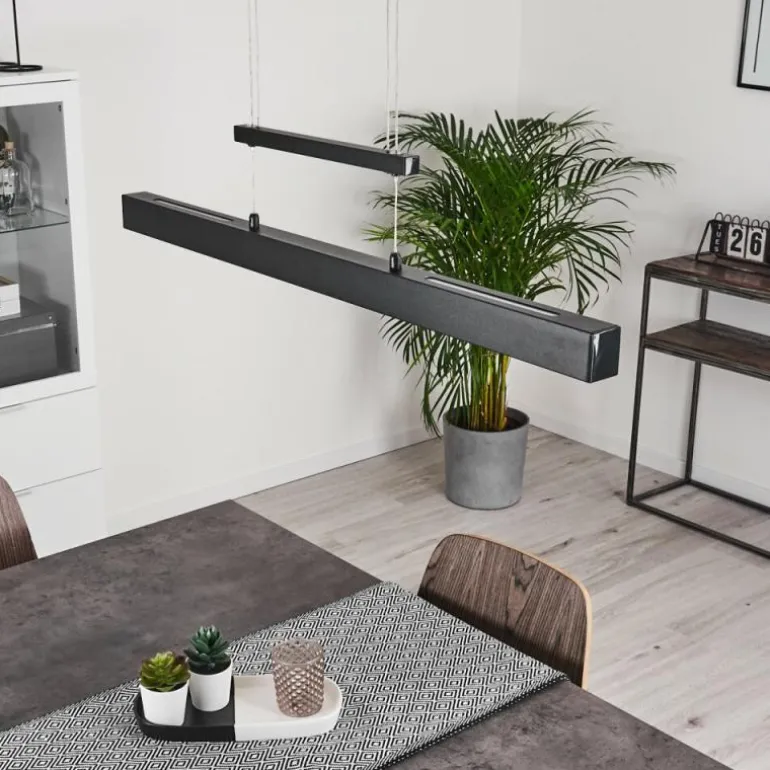 Suspension Ifo LED Noir, 1 lumière