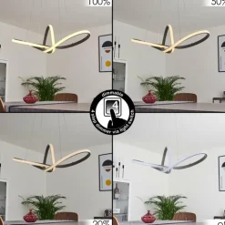 Suspension Ignal LED Nickel mat, 1 lumière