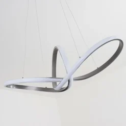 Suspension Ignal LED Nickel mat, 1 lumière