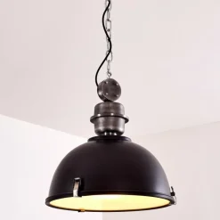 Suspension Ilvy Noir, 1 lumière