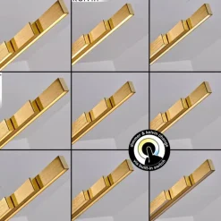 Suspension Inicio LED Laiton, 3 lumières