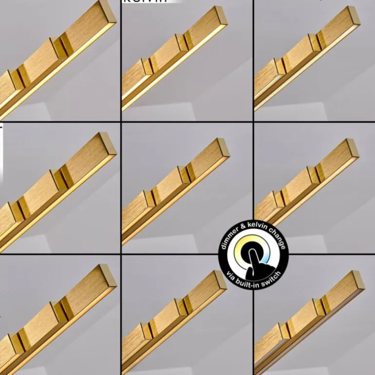 Suspension Inicio LED Laiton, 3 lumières