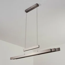 Suspension Inicio LED Nickel mat, 5 lumières