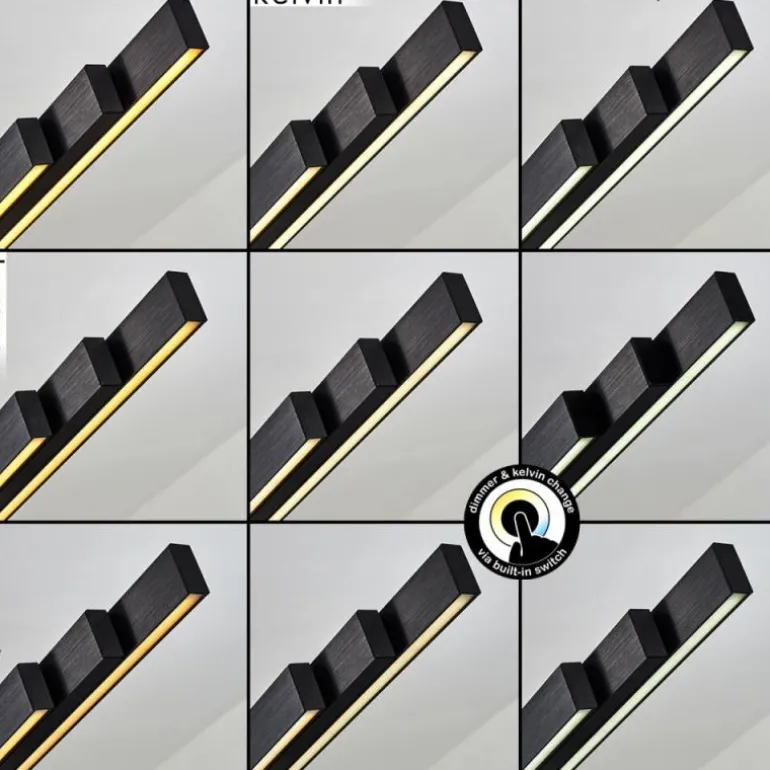 Suspension Inicio LED Noir, 3 lumières