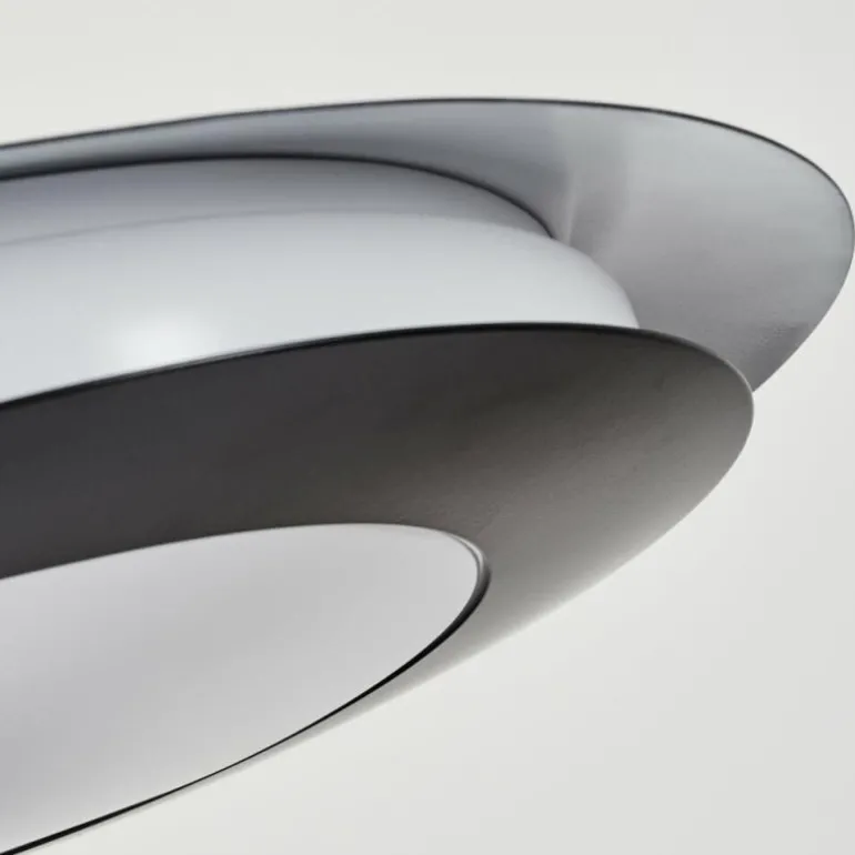 Suspension Ittingen LED Noir, 1 lumière, Changeur de couleurs