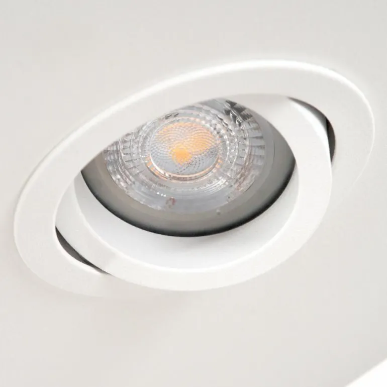 Suspension Jabilla Blanc, 6 lumières