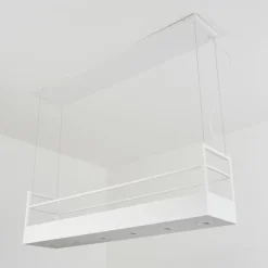 Suspension Jabilla Blanc, 6 lumières