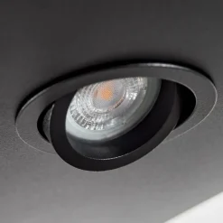 Suspension Jabilla Noir, 6 lumières