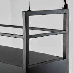 Suspension Jabilla Noir, 6 lumières