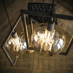 Suspension Janskloster Zingué, 3 lumières