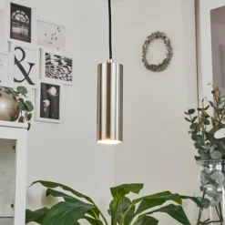 Suspension Javel Chrome, Nickel mat, 1 lumière