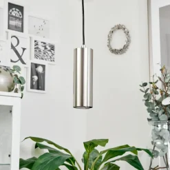 Suspension Javel Chrome, Nickel mat, 1 lumière