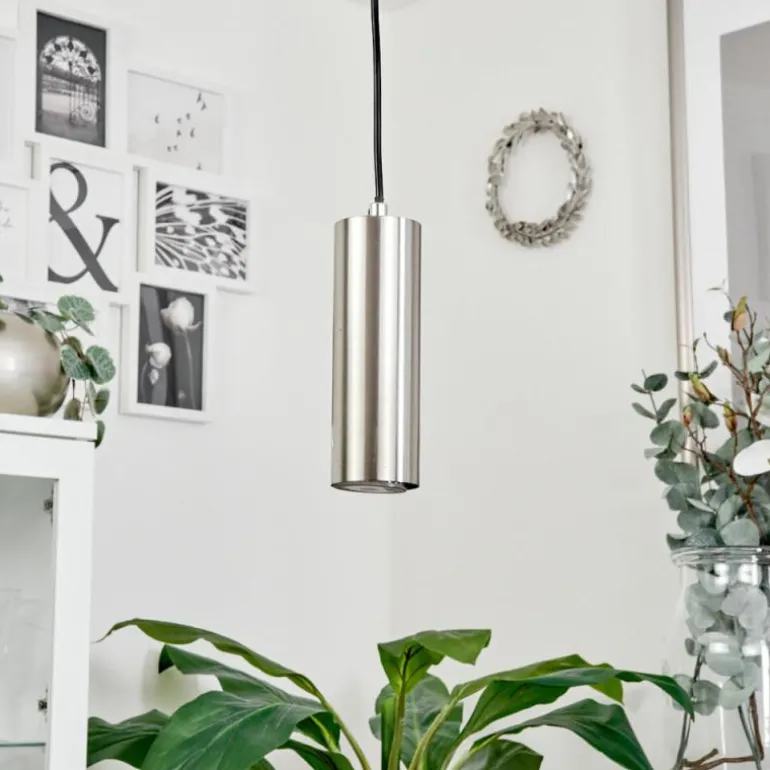 Suspension Javel Chrome, Nickel mat, 1 lumière