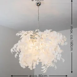 Suspension Kallax Blanc, 4 lumières