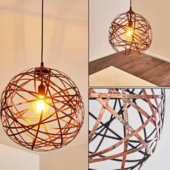 Suspension Kefikon Cuivre, 150 lumières