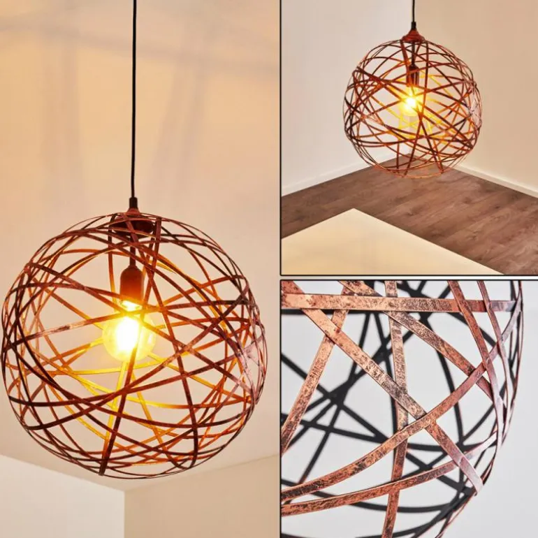 Suspension Kefikon Cuivre, 150 lumières